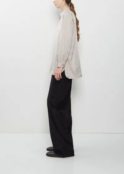 Dušan Silk Basic Shirt In Tortora
