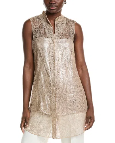 Akris Lace Blouse In Neutral