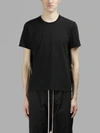 Rick Owens Men's Black Ruffle T-shirt In Black