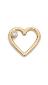AURELIE BIDERMANN 18k Gold Diamond Love Earring