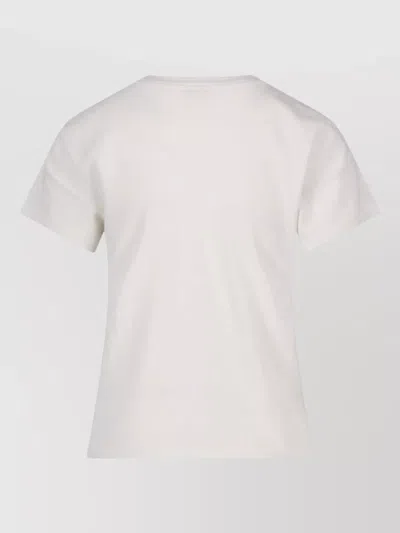 Re/done Graphic Cotton T-shirt In White