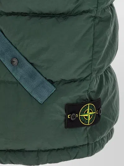 Stone Island Stand-collar Down Vest In Multi