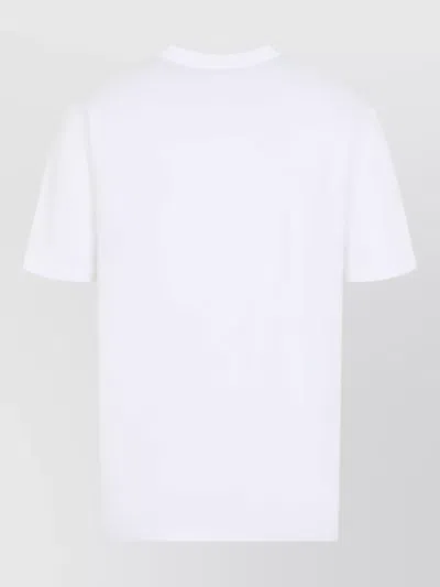 Kiton Cotton Crew-neck Short-sleeve T-shirt In White