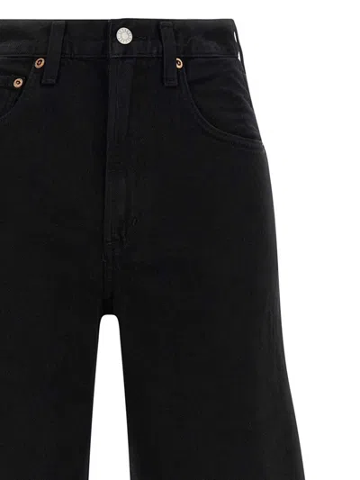 Agolde Low Curve Jeans In Black