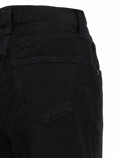 Agolde Low Curve Jeans In Black