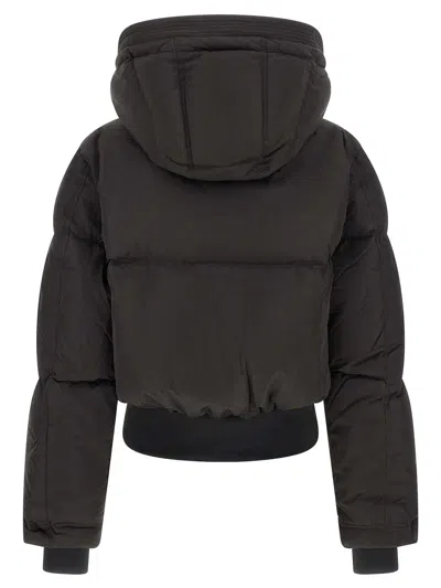 Diesel Down Jacket In Black
