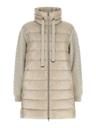 Herno Resort Down Jacket In Neutral