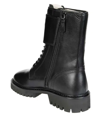 Tory Burch Turnlock Lug Boot 40mm In Black