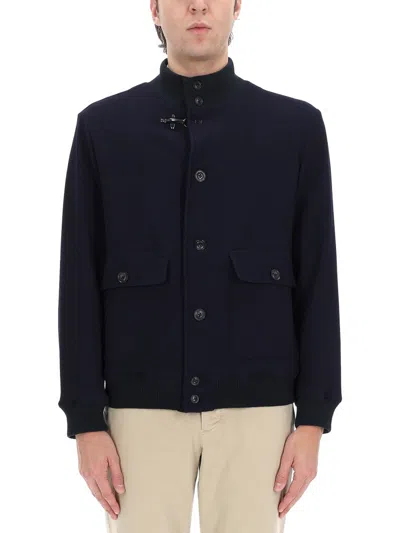 Fay Classic Sports Jacket For Men In Blue