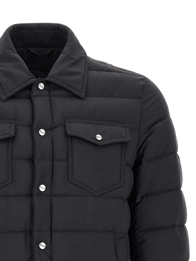 Herno Quilted Polyamide Down Jacket In Black