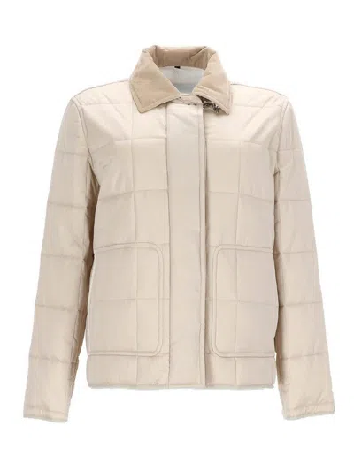 Fay Polyester Field Jacket In Beige