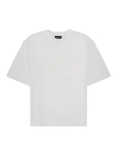 Dsquared2 Dsquared Oversized Logo Graphic T-shirt In White