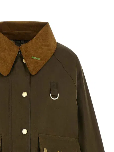 Barbour Modern Spey Jacket In Green