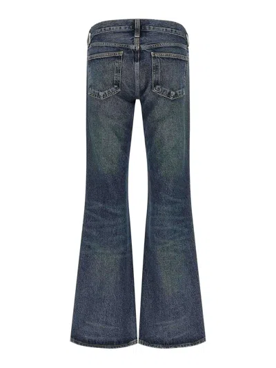 Agolde 'low-rise Boot' Jeans In Blue
