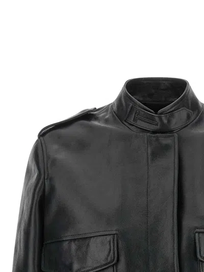 Tom Ford Aviator Jacket In Black