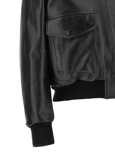 Tom Ford Aviator Jacket In Black