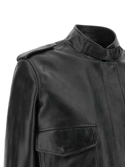 Tom Ford Aviator Jacket In Black