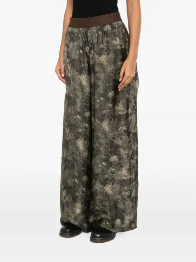 Uma Wang Pansy Pants In Multi