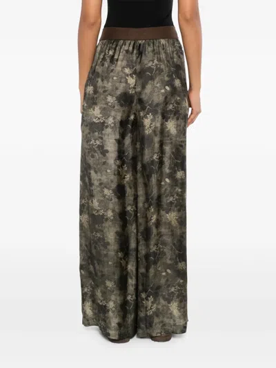 Uma Wang Pansy Pants In Multi