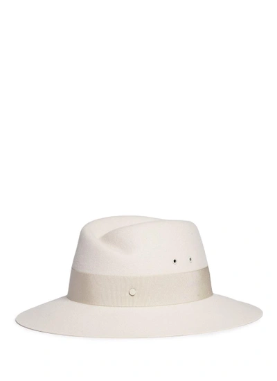 Shop Maison Michel 'virginie' Rabbit Furfelt Fedora Hat