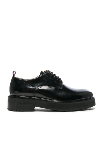 Shop Eytys Leather Kingston Dress Shoes In Black