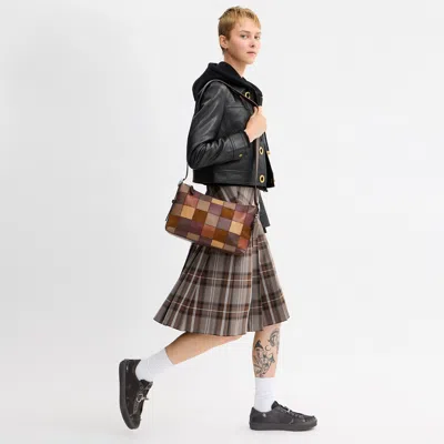 Coachtopia Alter/ego Slouchy Shoulder Bag In Brown/multi