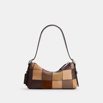 Coachtopia Alter/ego Small Slouchy Shoulder Bag In Brown/multi