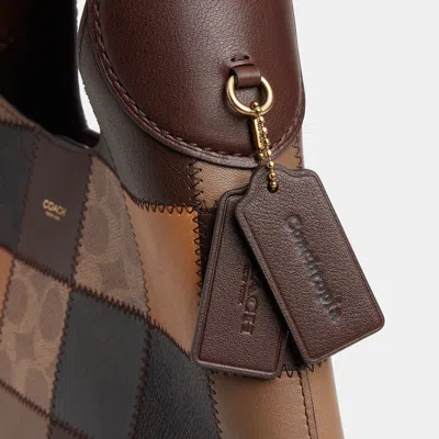 Coachtopia Alter/ego Brooklyn Shoulder Bag 28 In Tan Sig Multi