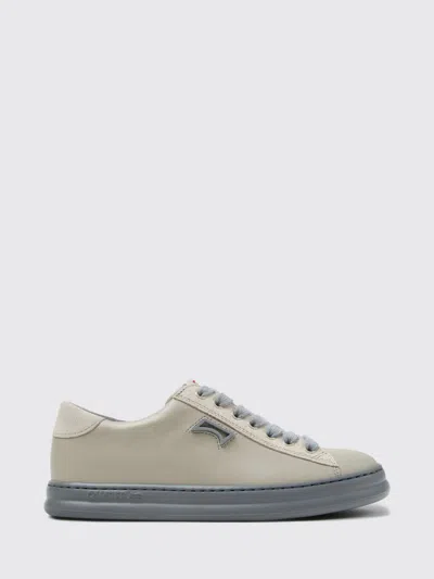 Camper Runner Leather Sneakers In Gray