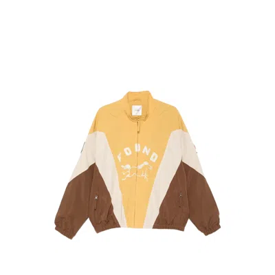 Found Lightweight Windbreaker Jacket In Yellow/brown