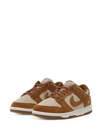 Nike Dunk Low Suede Sneakers In Multi
