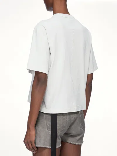 Rick Owens Drkshdw Basic Ss T-shirt In White