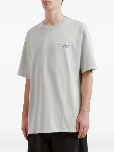 Aftermaths Graphic-print T-shirt In Grey