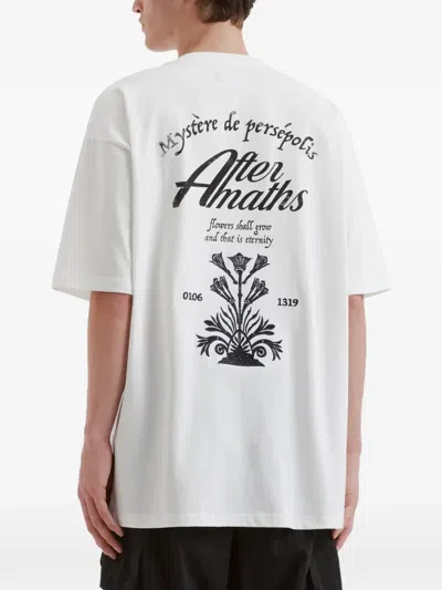 Aftermaths Graphic-print T-shirt In White
