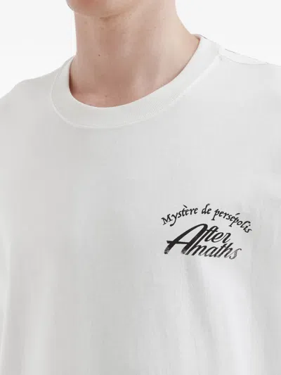 Aftermaths Graphic-print T-shirt In White