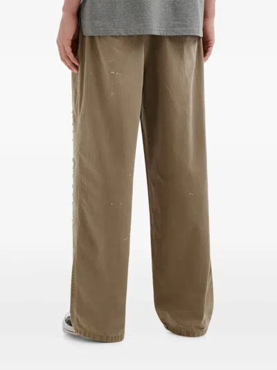 Aftermaths Paint-splatter Distressed-effect Jeans In Neutrals
