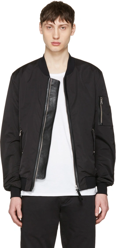 Mackage Black Ragnar Bomber Jacket ModeSens