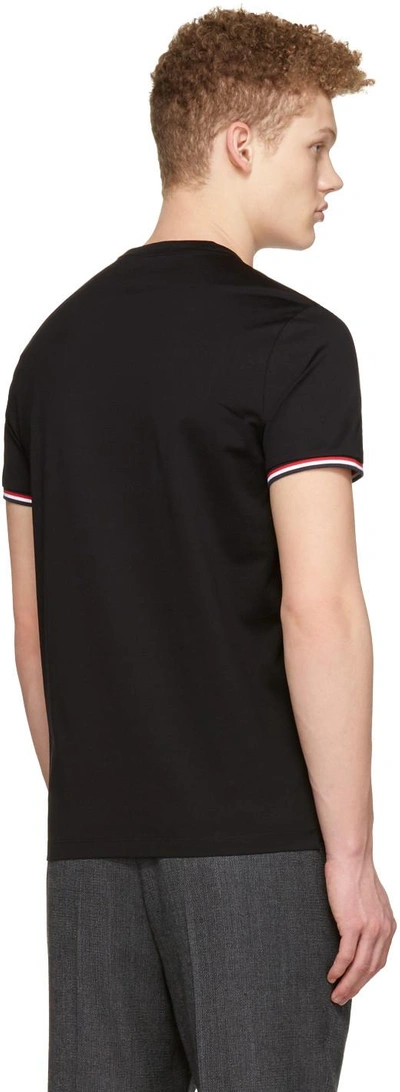 Shop Moncler Black Maglia Pocket T-shirt In 999 Black