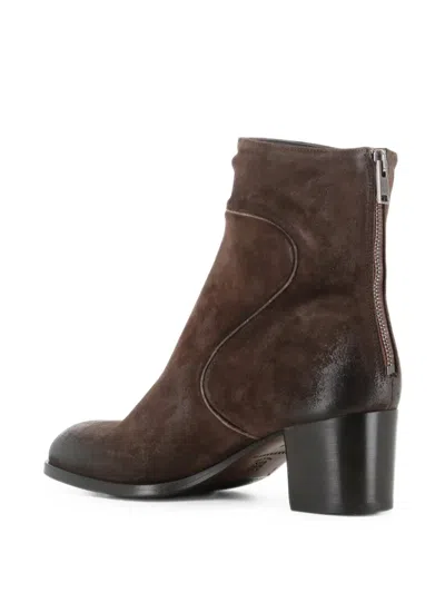 Pantanetti Distressed-effect Ankle Boots In Multi