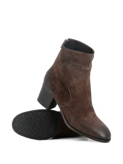 Pantanetti Distressed-effect Ankle Boots In Multi