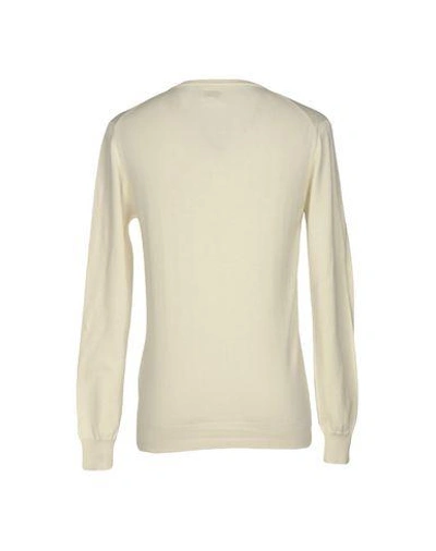 Shop Les Hommes Sweaters In Ivory