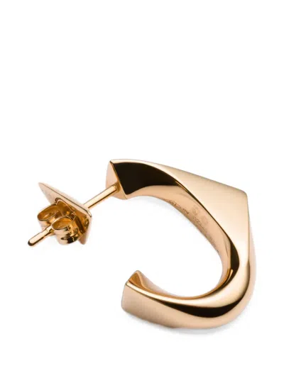 Prada Eternal Gold Single Earring In White