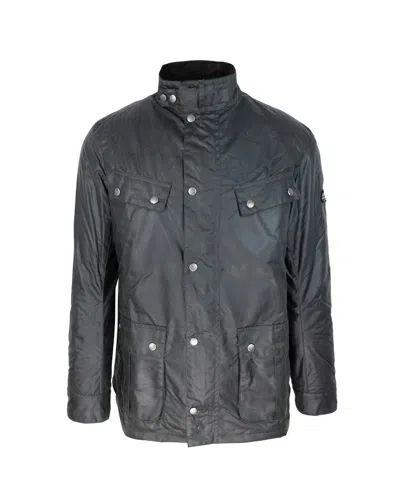 Barbour International Patch-pocket Elbow-patch Jacket In Sage