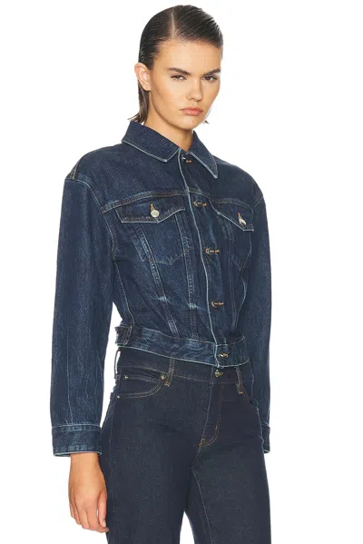 Agolde Non-elastic Denim Jacket In Covell