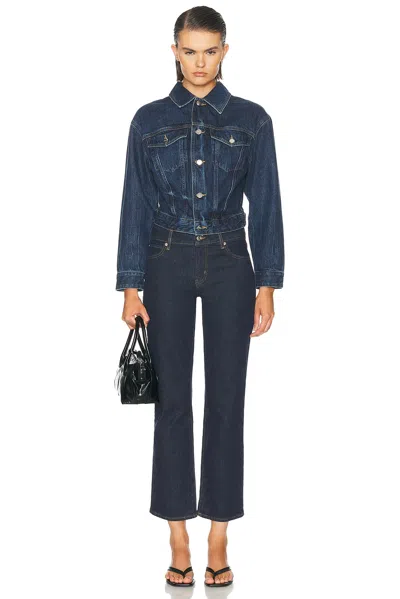 Agolde Non-elastic Denim Jacket In Covell