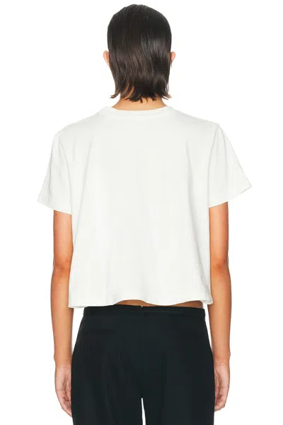 Agolde Marina T-shirt In White Ash