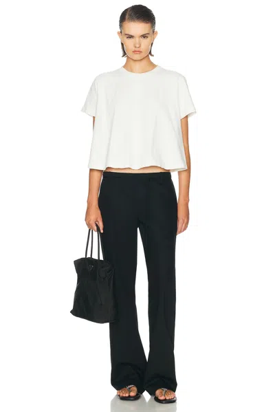 Agolde Marina T-shirt In White Ash