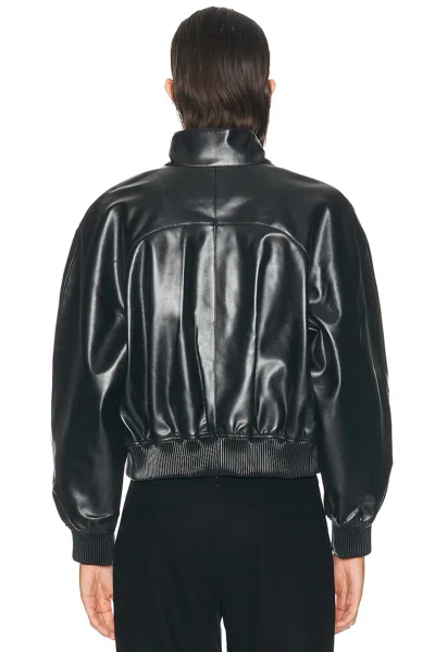 Agolde Nova Bomber Jacket In Black