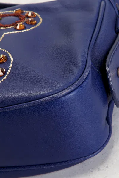Pre-owned Celine Hobo Bag In Blue