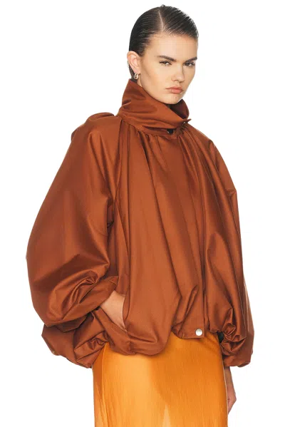 Sev Bomber Jacket In Orange